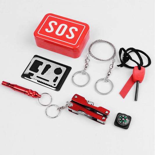 Överlevnadsask SOS - Vattentät - Emergency Survival Kit SOS