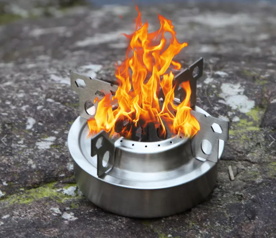 Minikök Stormkök Spritkök - Utomhus Outdoor Alcohol portable camping burning stove with cross stand
