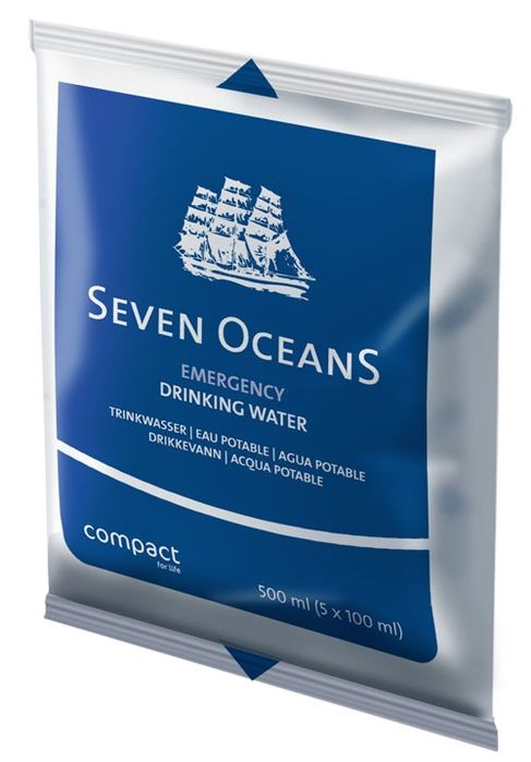 Seven OceanS ® Emergency Drinking Water - Dricksvatten med lång hållbarhet - 500ml